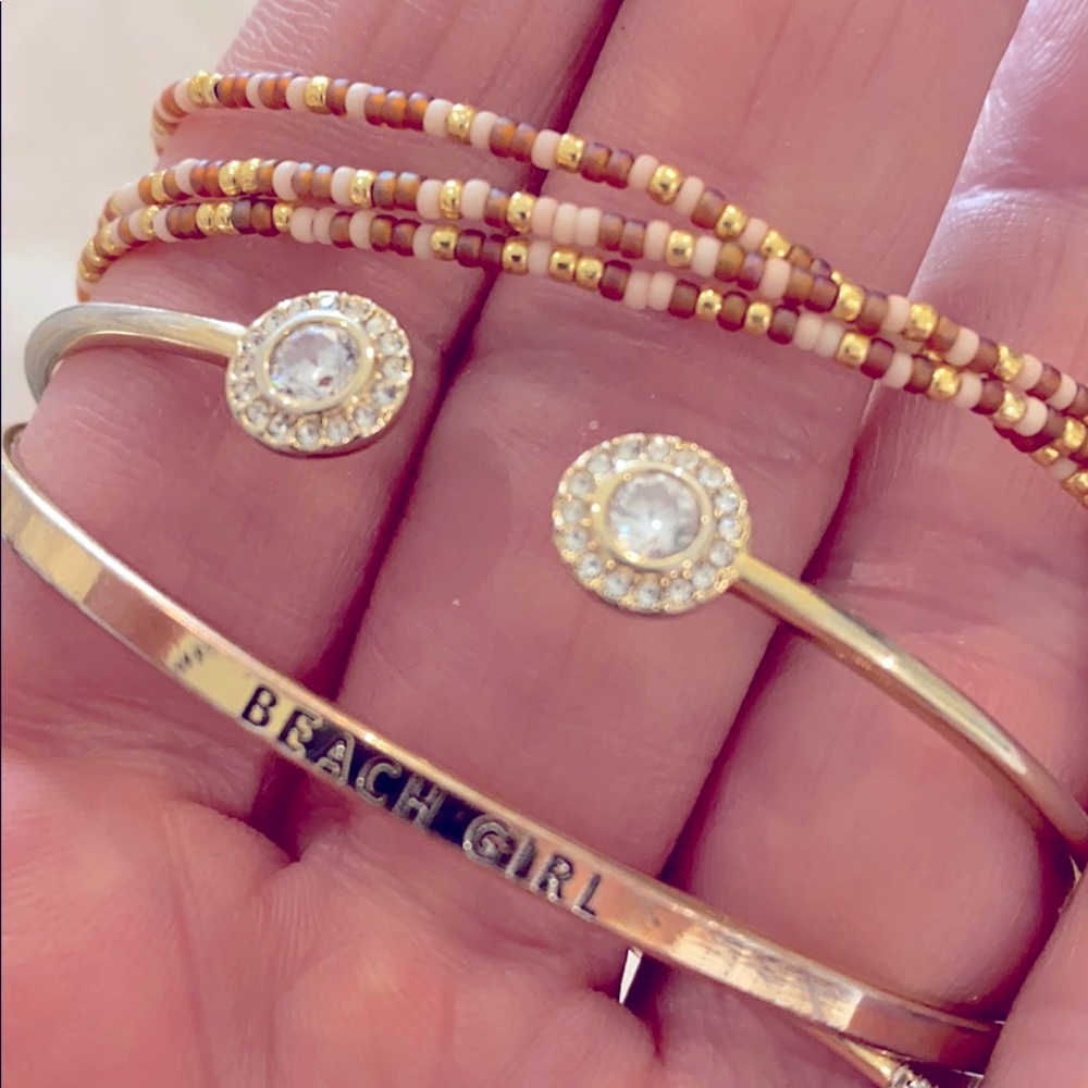 BUNDLE OF 3! 2 bracelets and one bracelet/necklace